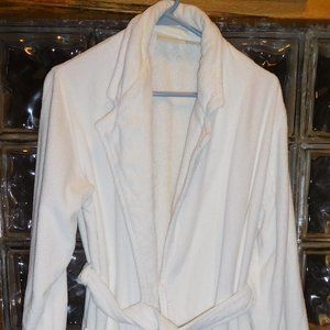 Ladies' Heather Lane Terrycloth Bath Robe, Size Small; Fits Like M/L